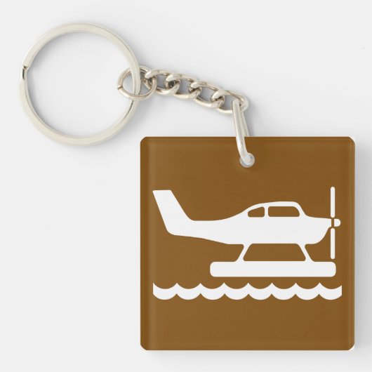 Seaplanes Sign Sleutelhanger (Voorkant)