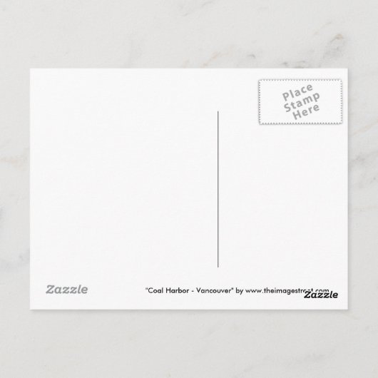 Seaplanes - Vancouver Briefkaart (Achterkant)