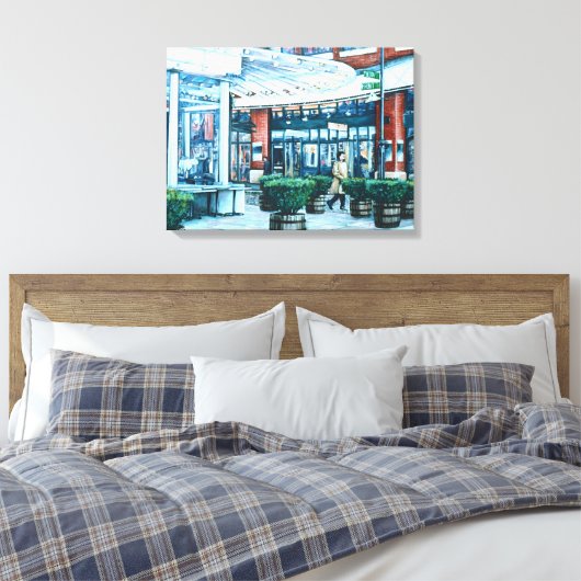 Seaport Excursions Canvas Afdruk (Insitu (Slaapkamer))