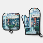 Seaport Excursions Ovenwant & Pannenlap Set (Voorkant)