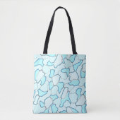 Seaquacamo, de dubbele kleur versie. tote bag (Voorkant)