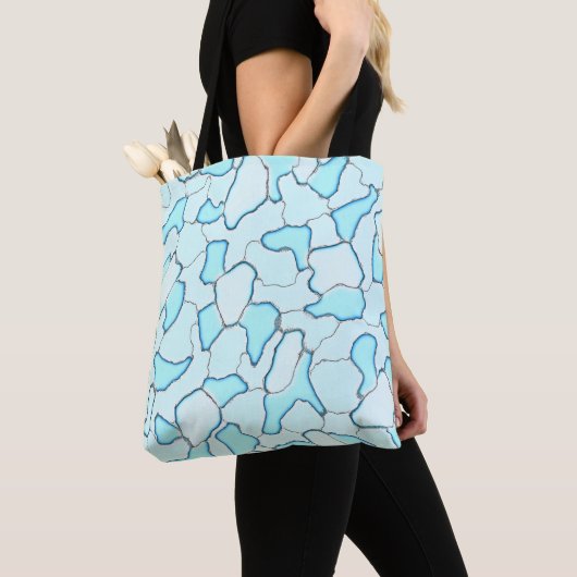 Seaquacamo, de dubbele kleur versie. tote bag (Dichtbij)