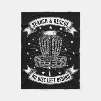Search And Rescue No Disc Left Behind Disc Golf Sk Fleece Deken