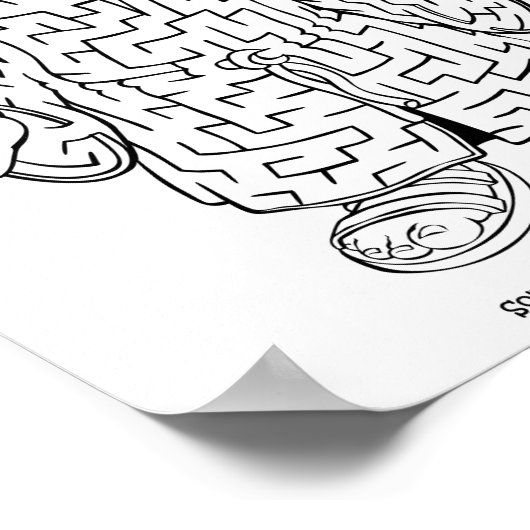 Search for Joseph Activity Maze Poster (Hoek)