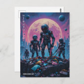 "Search Squad Ω" Briefkaart (Voorkant / Achterkant)