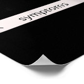 Search Symptoms Hychondriac Funny Humor  Poster (Hoek)