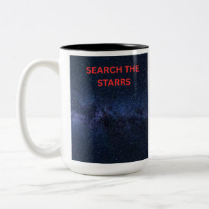 Search the Stars Galaxy Droomer Koffiemok Tweekleurige Koffiemok