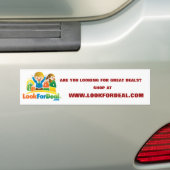 SearchForDeal-BumperSticker Bumpersticker (Op auto)