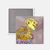 Seared de Baby Dragon Magnet (Voorkant / Achterkant)