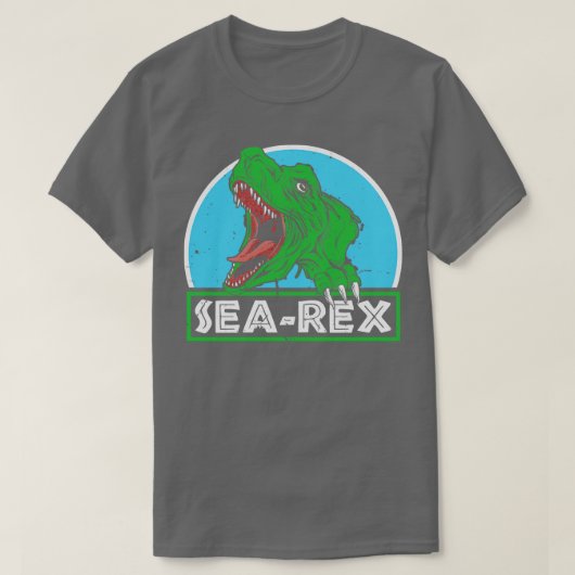 SeaRex Mosasaurus Dinosaur T-shirt (Design voorkant)