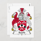 Searle Family Crest Briefkaart (Voorkant / Achterkant)
