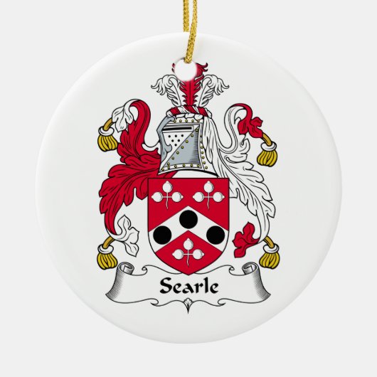 Searle Family Crest Keramisch Ornament (Voorkant)