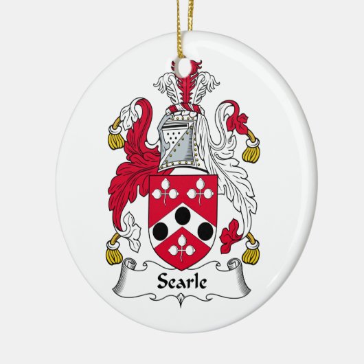 Searle Family Crest Keramisch Ornament (Links)