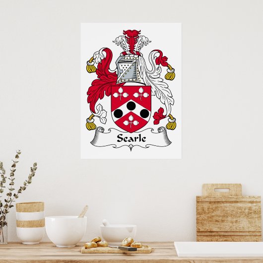 Searle Family Crest Poster (Keuken)