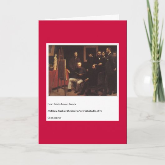 SEARS PORTRAIT STUDIO KERSTKAART STIJL #2 FEESTDAGEN KAART (Voorkant)