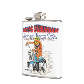 Sears Suburban Backyard Tractor Club Flask Heupfles (Links)