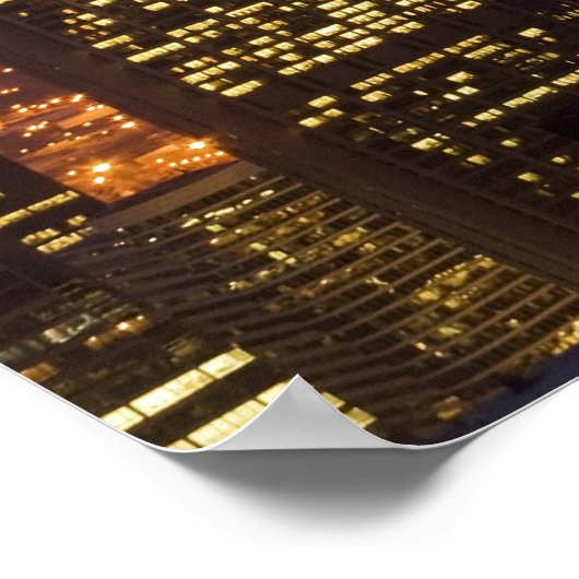 Sears Tower Evening Poster (Hoek)