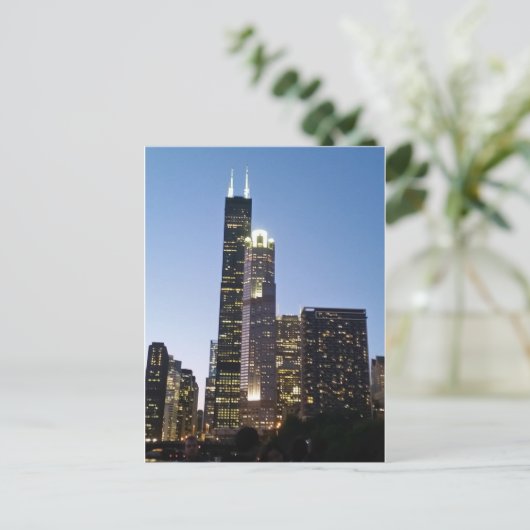 Sears Tower on Chicago Architecture River Cruise Briefkaart (Staand voorkant)