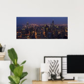 Sears-towerpanoramiek Poster (Thuiskantoor)