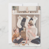 Seas and Greetings Seashell Holiday Photo Card Kaart (Achterkant)