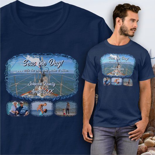 Seas the Day Sailing 0869 T-shirt