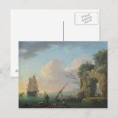 Seascape, 1748 briefkaart (Voorkant / Achterkant)