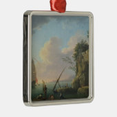 Seascape, 1748 metalen ornament (Rechts)