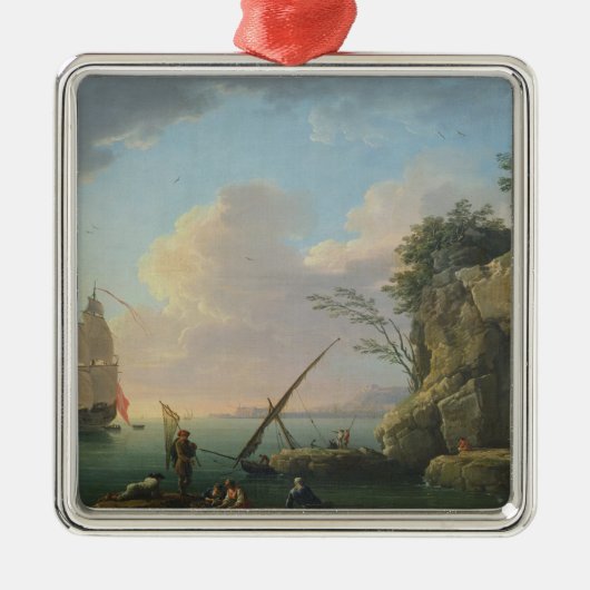 Seascape, 1748 metalen ornament (Voorkant)