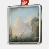 Seascape, 1748 metalen ornament (Links)