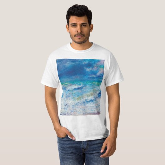 Seascape (1897) van Pierre-Auguste Renoir T-shirt (Voorkant volledig)
