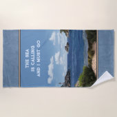 Seascape (aanpasbaar) strandlaken (Voorkant)