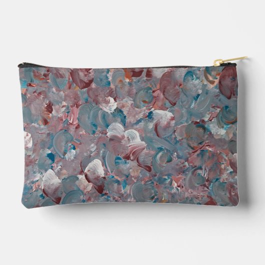 Seascape Abstracte Kunst Accessoires Pouch Etui (Achterkant)