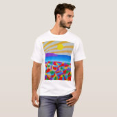 Seascape Acrylic Fine Art T-shirt (Voorkant volledig)