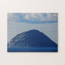 Seascape Ailsa Craig, Ayrshire, Schotland Legpuzzel
