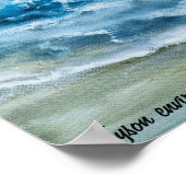 Seascape art op poster (Hoek)