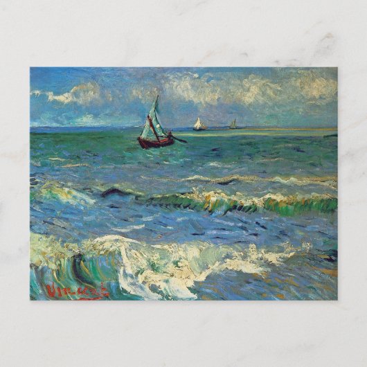 Seascape bij Saintes-Maries-de-la-Mer Briefkaart (Voorkant)