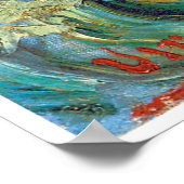 Seascape bij Saintes-Maries-de-la-Mer Poster (Hoek)