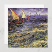 Seascape bij Saintes Maries door Vincent van Gogh (Voorkant / Achterkant)