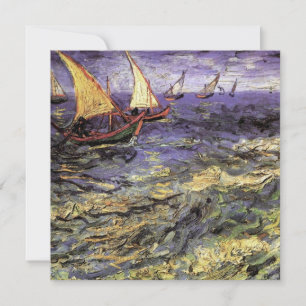 Seascape bij Saintes Maries door Vincent van Gogh