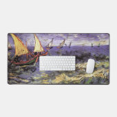 Seascape bij Saintes Maries door Vincent van Gogh Bureaumat (Keyboard & Muis)