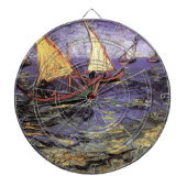 Seascape bij Saintes Maries door Vincent van Gogh Dartbord (Voorkant)