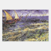 Seascape bij Saintes Maries door Vincent van Gogh Inpakpapier Vel (Voorkant)