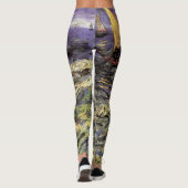 Seascape bij Saintes Maries door Vincent van Gogh Leggings (Achterkant)