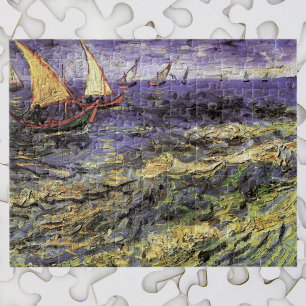 Seascape bij Saintes Maries door Vincent van Gogh Legpuzzel