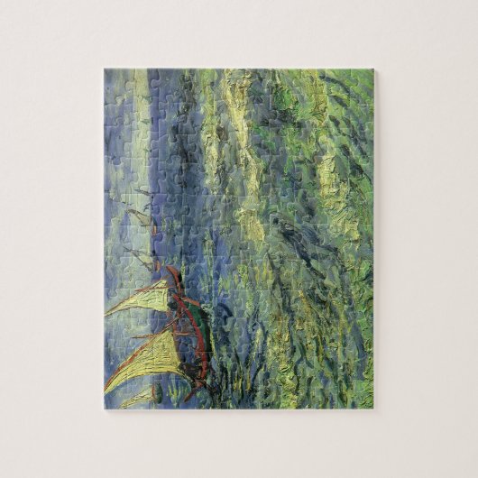 Seascape bij Saintes Maries door Vincent van Gogh Legpuzzel (Verticaal)