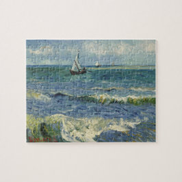 Seascape bij Saintes Maries door Vincent van Gogh Legpuzzel