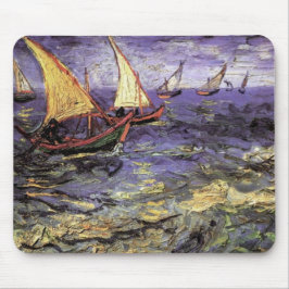 Seascape bij Saintes Maries door Vincent van Gogh Muismat