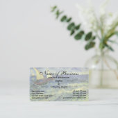 Seascape bij Saintes-Maries door Vincent van Gogh Visitekaartje (Staand voorkant)