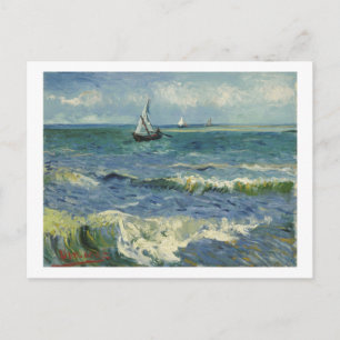 Seascape bij Saintes-Maries (F415)Van Gogh Fine Ar Briefkaart