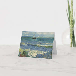 Seascape bij Saintes-Maries (F415)Van Gogh Fine Ar Kaart